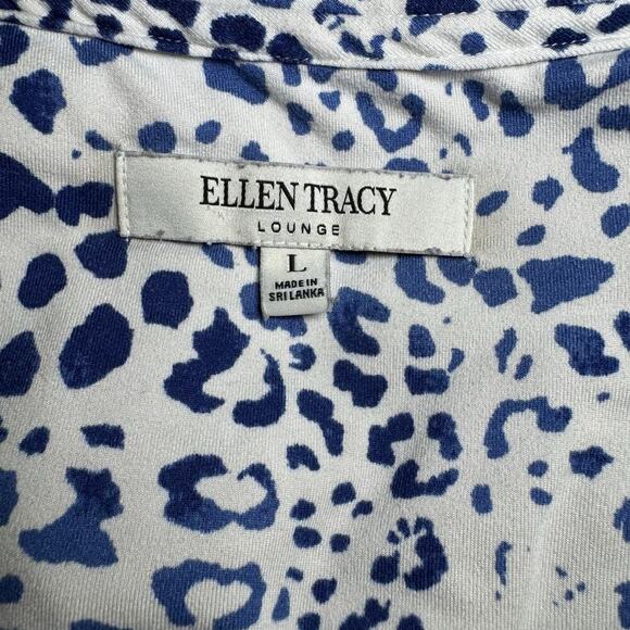 Ellen Tracy lounge set. Blue and white. Size L/XL - Picture 10 of 14